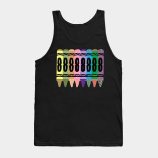 Ocho (8) Pack Crayons Tank Top